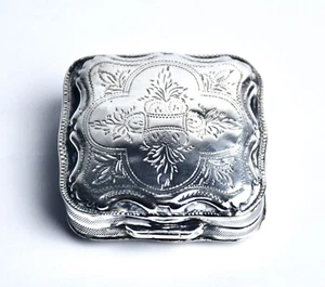 Antique Dutch Silver Pill Box Hallmarked AS late 1800's - Picture 1 of 5