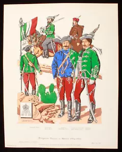 Hungarian Hussars in Mexico 1864-1867 Illustration 11x14 - Picture 1 of 1