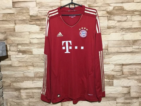 BAYERN MUNICH 2012 2013 HOME FOOTBALL SHIRT SOCCER JERSEY LONG SLEEVE ADIDAS SzL Cover