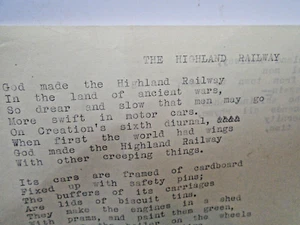 HIGHLAND RAILWAY MANUSCRIPT KELLY & WALSH SINGAPORE HONG KONG WATERMARK PAPER - Picture 1 of 10