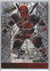 2017 Fleer Ultra Spider-Man Team-Ups GOLD WEB TU11 DEADPOOL Sasso 5/49 Auto💥💥 - Picture 1 of 1