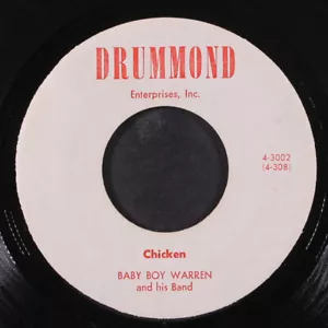 BABY BOY WARREN: chicken / baby boy blues DRUMMOND 7" Single 45 RPM - Imagen 1 de 2