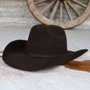 Twister Boys Brown Felt Cowboy Hat - Picture 1 of 5