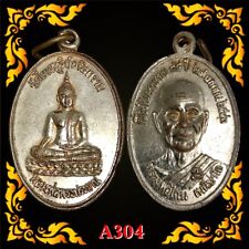 THAI BUDDHA PHRA LP CHA-NAI AMULET WAT PHAITOON PENDANT TALISMAN MAGIC HOLY 304