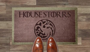 Game of Thrones Personalised 40x70cm Internal Door Mat Targaryen Emblem Toast - Picture 1 of 3