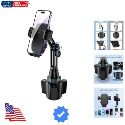 Cup Phone Mount for Car, [Upgraded Version] Universal Cup Phone Cradle Holder... - Image 1 of 4