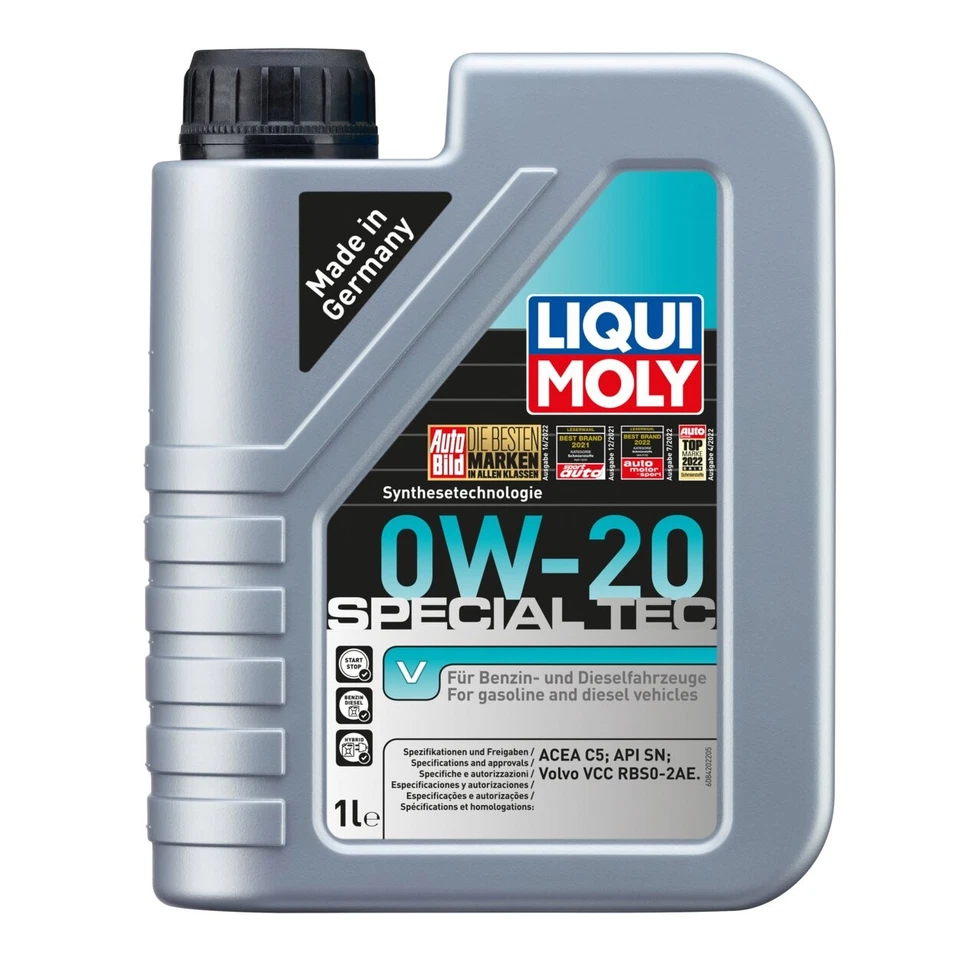Motoröl LIQUI MOLY 8420 Special Tec V 0W-20 Kanister 1 Liter C5 SN u.a. Volvo