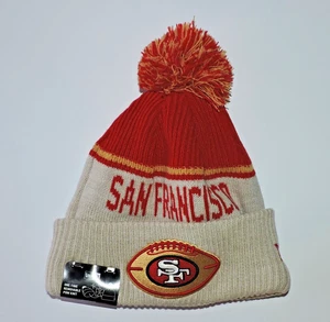 Gorro tejido Super NFL histórico en el campo San Francisco 49ers NUEVO CON ETIQUETAS - ¡HERMOSO! - Imagen 1 de 5