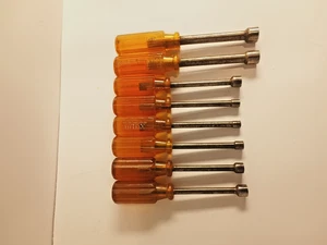Xcelite Nut Drivers Lot Of 8 Vintage USA Used - Picture 1 of 5