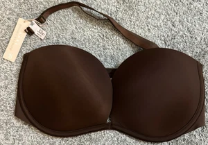 Neu mit Etikett Victoria's Secret Push-up-BH Bare Invisible Solutions Multi-Way 32DD braun - Bild 1 von 12