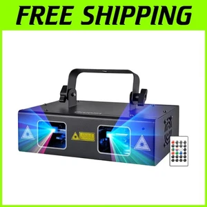 RGB DJ Laser Stage Light, Sound Activated & DMX Control - Picture 1 of 8