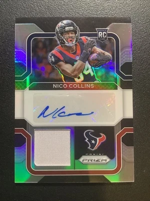 2021 Panini Prizm - Rookie Patch Auto Nico Collins #RPA-NC /99 Houston Texans - Image 1 of 2