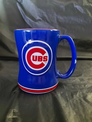 Chicago Cubs MLB Mug Coffee Cup Blue Red White Logo Brands 12oz Baseball  - Image 1 of 4