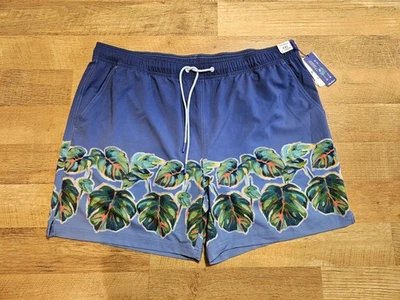Roundtree & Yorke Caribbean SWIMSWEAR men's XXL 2XL 6" inseam waveliner shorts - Image 1 of 4
