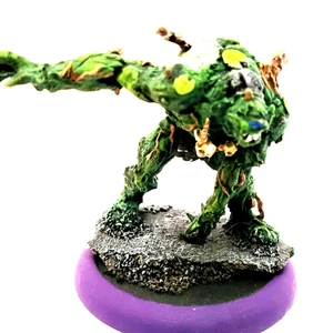 BAD JUJU MALIFAUX NEVERBORN FRAKTION PROFESSIONELL ZUSAMMENGEBAUT UND BEMALT MIT KARTE - Bild 1 von 7
