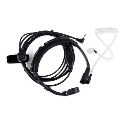 1*PTT Heavy Duty Throat Mic Earpiece Headset For Motorola T6200C EM1000 T5428 - Image 1 of 4
