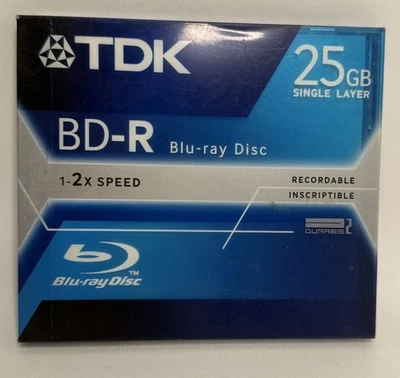Blu-ray Disc - TDK - BD-R - 25GB Single Layer - Recordable / Inscriptible - Image 1 of 2