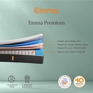Emma Premium Roll Packed Mattress Refurbished - Picture 1 of 45