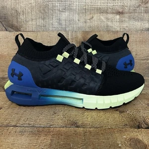 Under Armour HOVR Phantom 1 Mens Size 9 Black Anthracite Lime 3028384-004 NEW - Picture 1 of 12