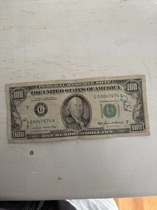 1985 Series 100 Dollar Bill - Picture 1 of 1
