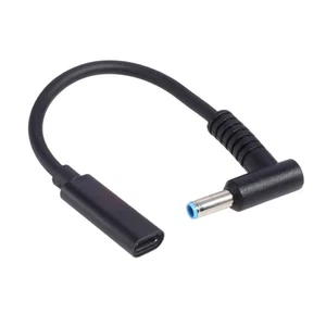 Type-c female to DC 4.5mm x 3.0mm Power PD Fast Charge Cable For HP Laptop - Afbeelding 1 van 11