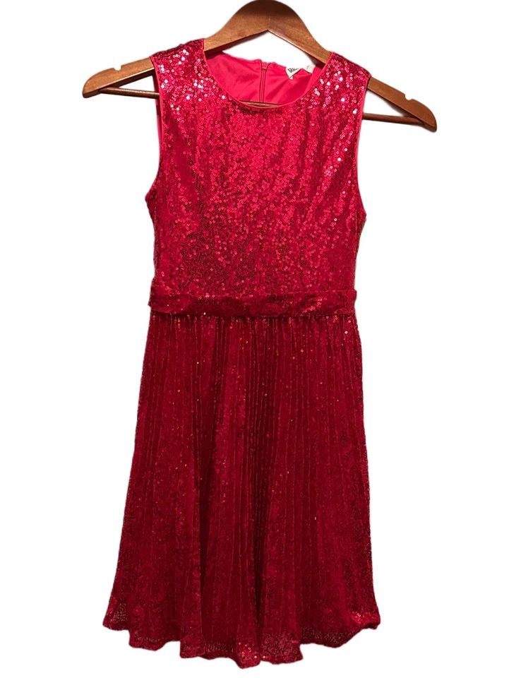 Nuevo con etiquetas Vestido Grace Karin Niñas Lentejuelas Sin Mangas Baile de graduación Fiesta Formal Rojo Talla 10Y Foto 1 de 4