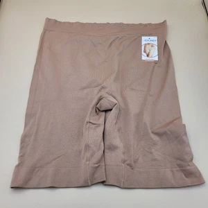 JOCKEY Women’s Smoothing Slipshort Size XXL No-chafe Cooling Mid-length Tan - Picture 1 of 4