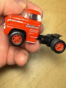 M2 Machines Auto Haulers 1958 Chevrolet LCF Semi Truck Chase Red Loose Metal - Picture 1 of 10