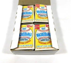 1981 Topps Coca-Cola Coke Chicago White Sox Baseball Box (48 Sealed Packs) - Picture 1 of 3