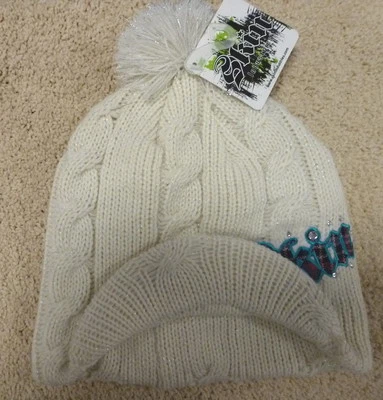 Gorro visera para mujer Skin Industries "Marfil" Foto 1 de 3