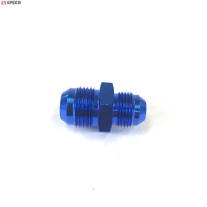 -8AN Male to -10AN Male Thread Straight Hose End Fitting Adapter Blue - Bild 1 von 9