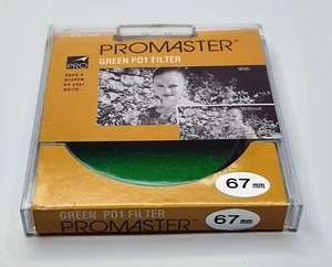 Pro 67mm Green P01 #P01 P0-1 P1 Glass Lens Filter Made in Japan 67 mm ProMaster - Picture 1 of 6