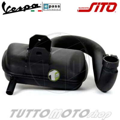 SITO LEOVINCE Marmitta Scarico Terminale PIAGGIO Vespa 125-150 PX Disco 2000-2008 / SITO 0231