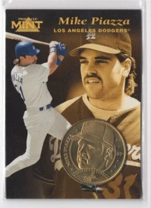 1997 PINNACLE MINT COLLECTION PLUS COIN MIKE PIAZZA R88 - Picture 1 of 2