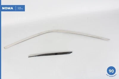 95-97 Jaguar XJ6 VDP X300 Juego de molduras de ventana de puerta delantera derecha cromadas OEM Foto 1 de 4