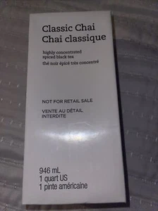 Starbucks Classic Chai Tea Highly Concentrated Spiced Black Tea 1Q BB 06/2025 - Picture 1 of 5