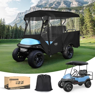 Carcasa Universal Cubierta de Lluvia, Portátil y Conduceble 4 Caras Negro Carro de Golf Cove Foto 1 de 4
