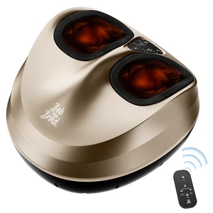 Shiatsu Foot Massager with Remote Heated 4 Level Relieve for Feet Pain Idea Gift - Picture 1 of 11