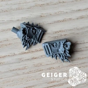 Warhammer AoS Skaven Bits | Skaventide Rat Ogor | Armored Muzzle Head - Picture 1 of 1