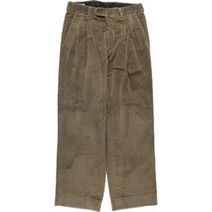 Linea Naturale Two-pleat Corduroy Pants for Men, W30 equivalent / eaa530389 - Picture 1 of 5