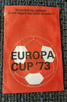1973 PACKET EUROPA CUP 73 CLOSED PACK WITH SURPRISE FOR EC ALBUM NO PANINI MONTY - Image 1 of 3