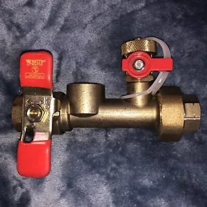 Watts LFTWH-FT-H 600W06 Ball Valve with Drain T-Flow NEW NO BOX - Picture 1 of 5