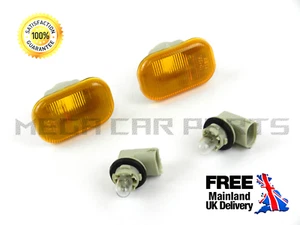 FOR TOYOTA COROLLA AVENSIS MR2 - 2x FRONT WING SIDE INDICATOR TURN LIGHT - AMBER - Picture 1 of 3