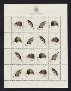 Portugal 1997 Miniature Sheet #13, NATURE PROTECTION MOLE WWF, MNH FVF - Picture 1 of 1