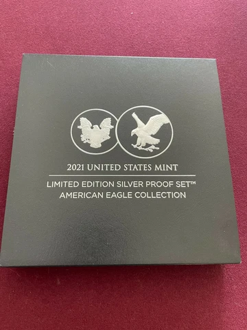 2021 Limited Edition Silver Proof Set PCGS PF69 with OGP       BLUE LABEL Cover