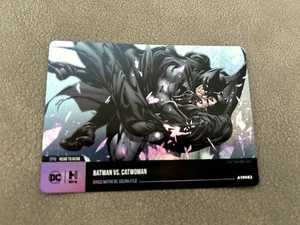 BATMAN VS CATWOMAN DC Hybrid Trading 2023 Card HOLO Physical card only. - Picture 1 of 1