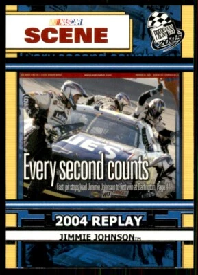 2005 Press Pass NASCAR Scene Replay Jimmie Johnson Lowe's Racing #76 - Image 1 of 2