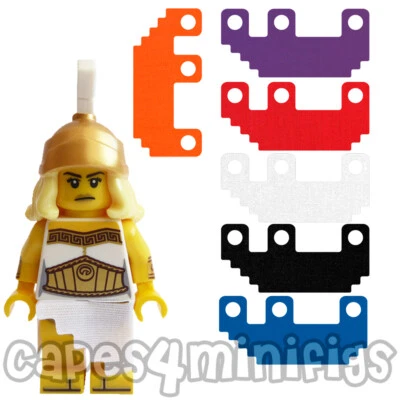 CAPES4MINIFIGS 3 MASSGESCHNEIDERTE Rockumhänge für Ihre Lego Battle Goddess Minifiguren. KEINE MINIFIGUR