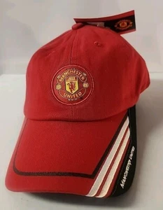 Manchester United Adjustable Hat Cap Red Slight Fade MUFC Official Merchandise - Picture 1 of 5