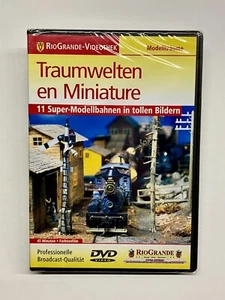 DVD RioGrande Modellbahn TV "Traumwelten en Miniature" 11 Super-Modellbahnen NEU - Bild 1 von 2